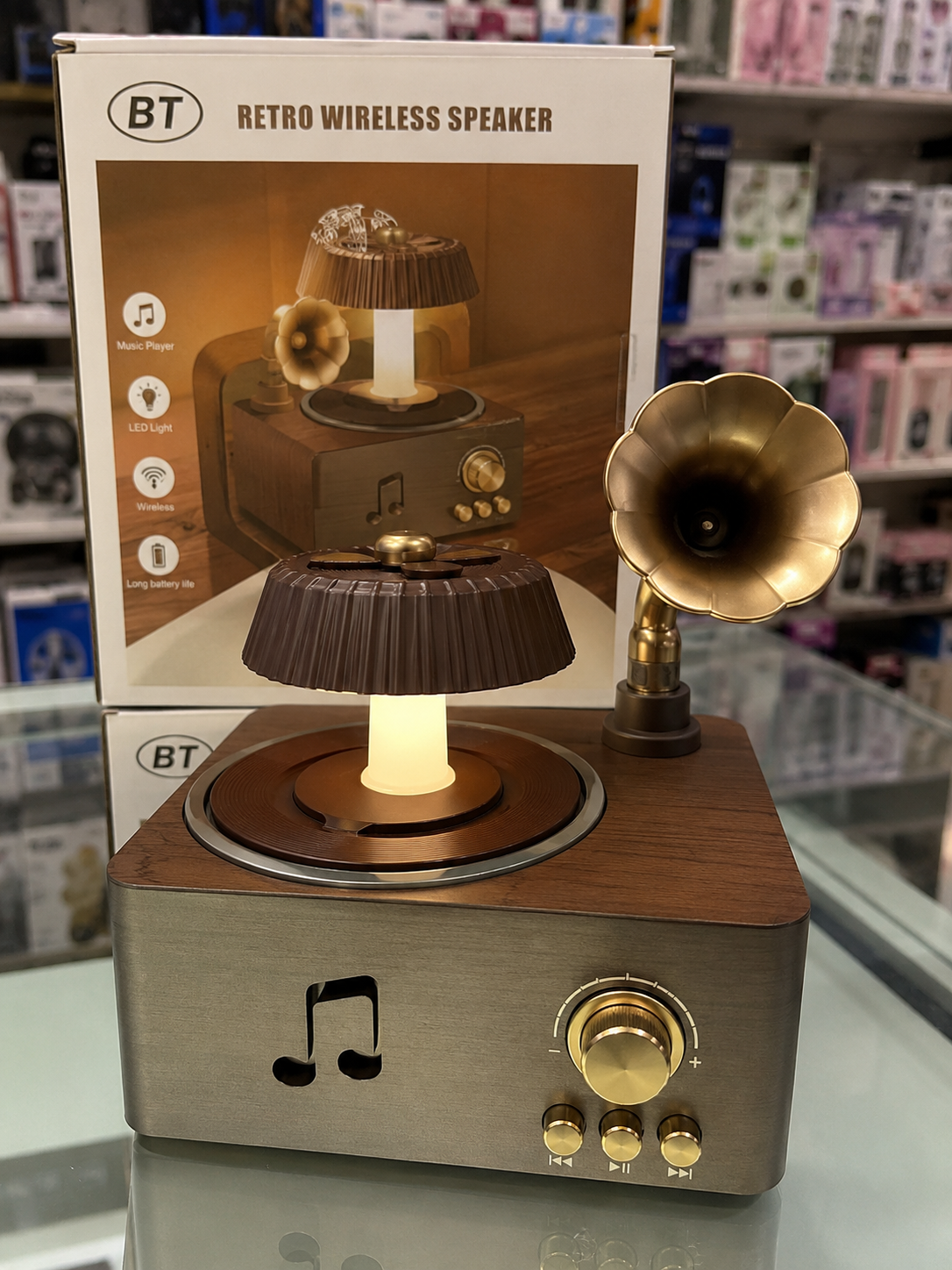 Difusor Estilo Tocadiscos Vintage V98