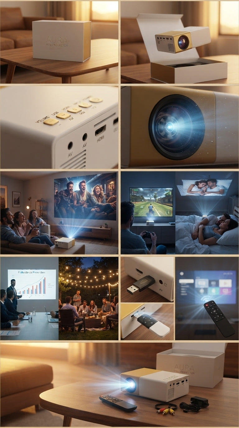Mini proyector led