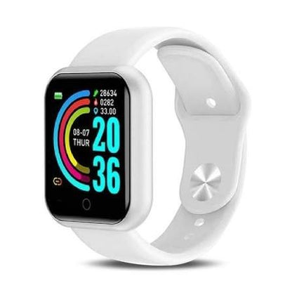 Reloj inteligente Lyxo T900 Pro Max L con correa de silicona blanca y pantalla táctil digital de 1.75 pulgadas