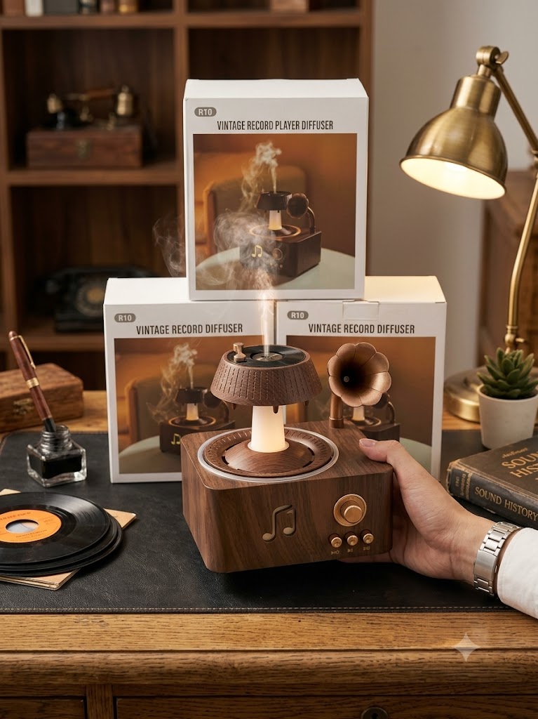 Difusor Estilo Tocadiscos Vintage V98